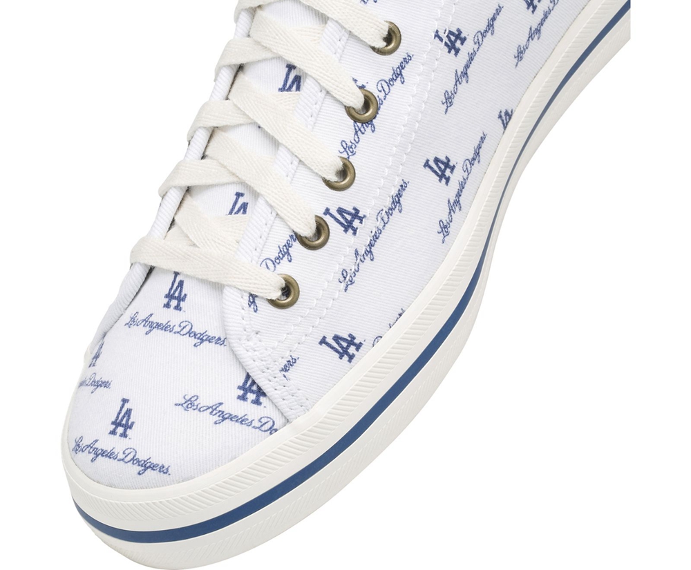 Keds Sneaker Damen Weiß/Blau - Kickstart Mlb® - TJF-783950